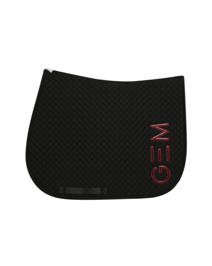 Tapis de selle TEN MIXTE Noir bordeaux - GEM
