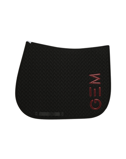 Tapis de selle TEN MIXTE Noir bordeaux - GEM
