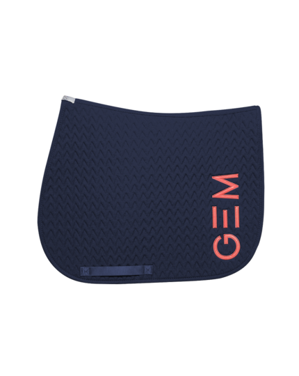 Tapis de selle TEN MIXTE Marine corail - GEM