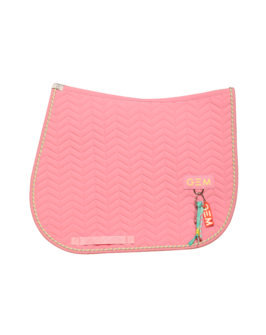 Tapis de selle PASTA Mixte Rose - GEM