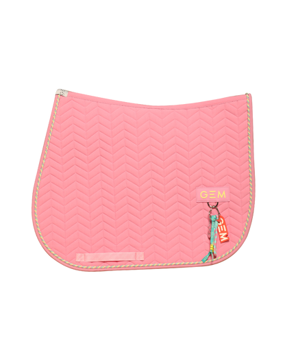 Tapis de selle PASTA Mixte Rose - GEM