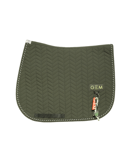 Tapis de selle PASTA Mixte Kaki - GEM
