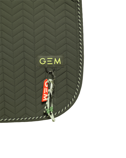 Tapis de selle PASTA Mixte Kaki - GEM