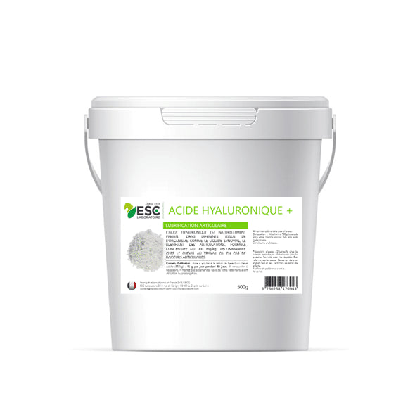 Complément alimentaire soutien articulations ACIDE HYALURONIQUE + - ESC LABORATOIRE