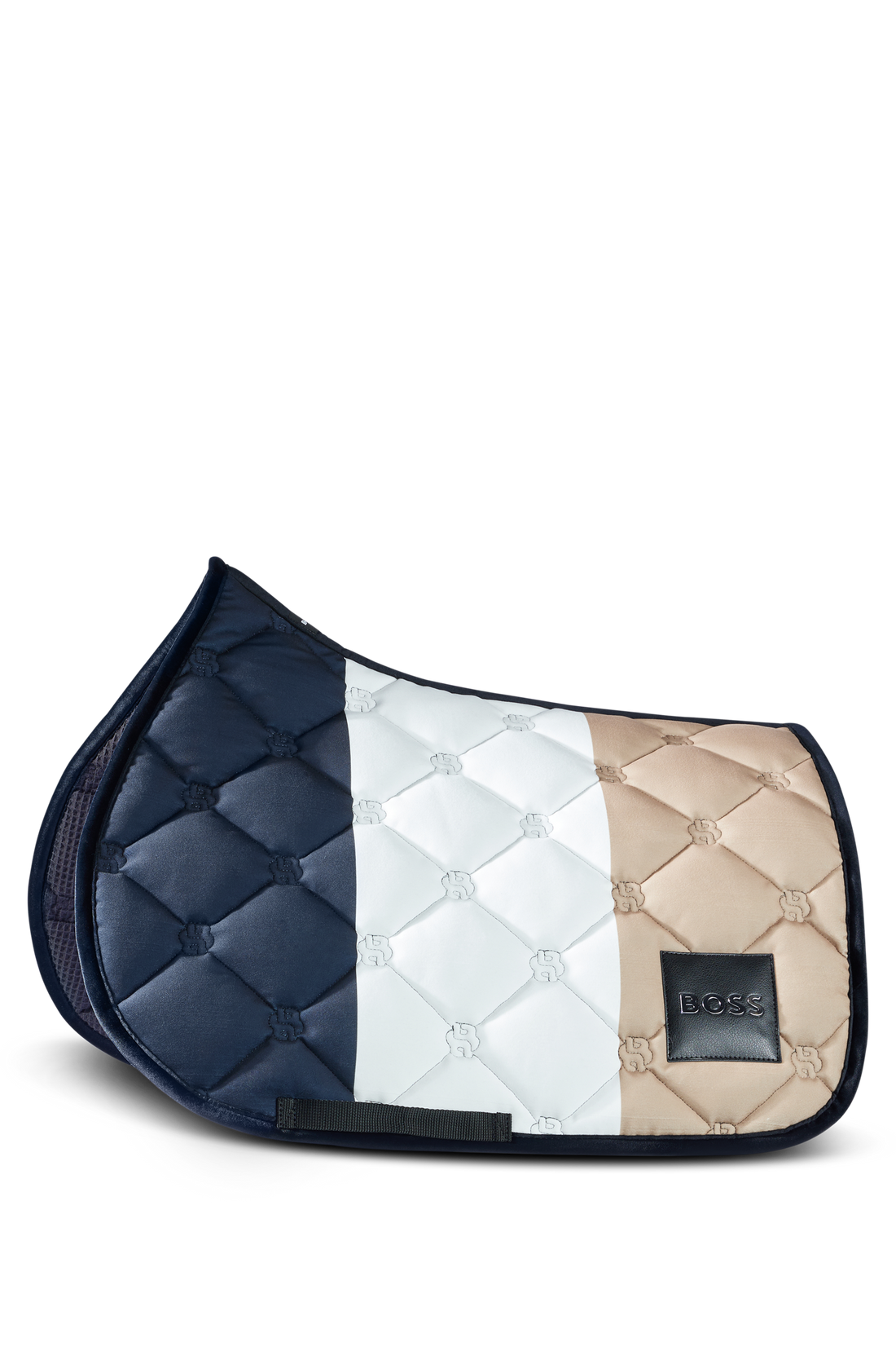 Tapis de selle Velvet Signature Colour Block Mixte - Boss Equestrian