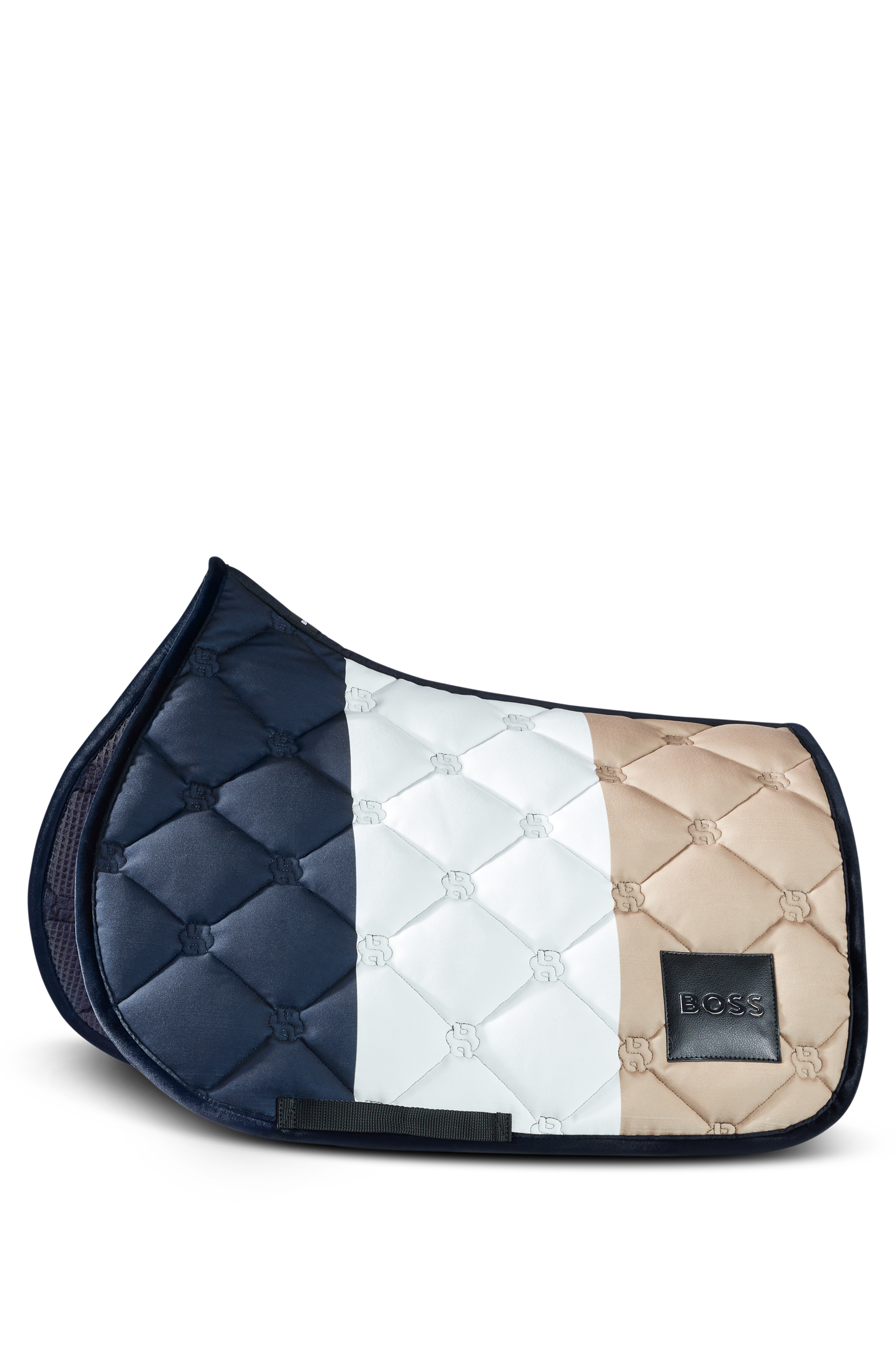 Tapis de selle Velvet Signature Colour Block Mixte - Boss Equestrian