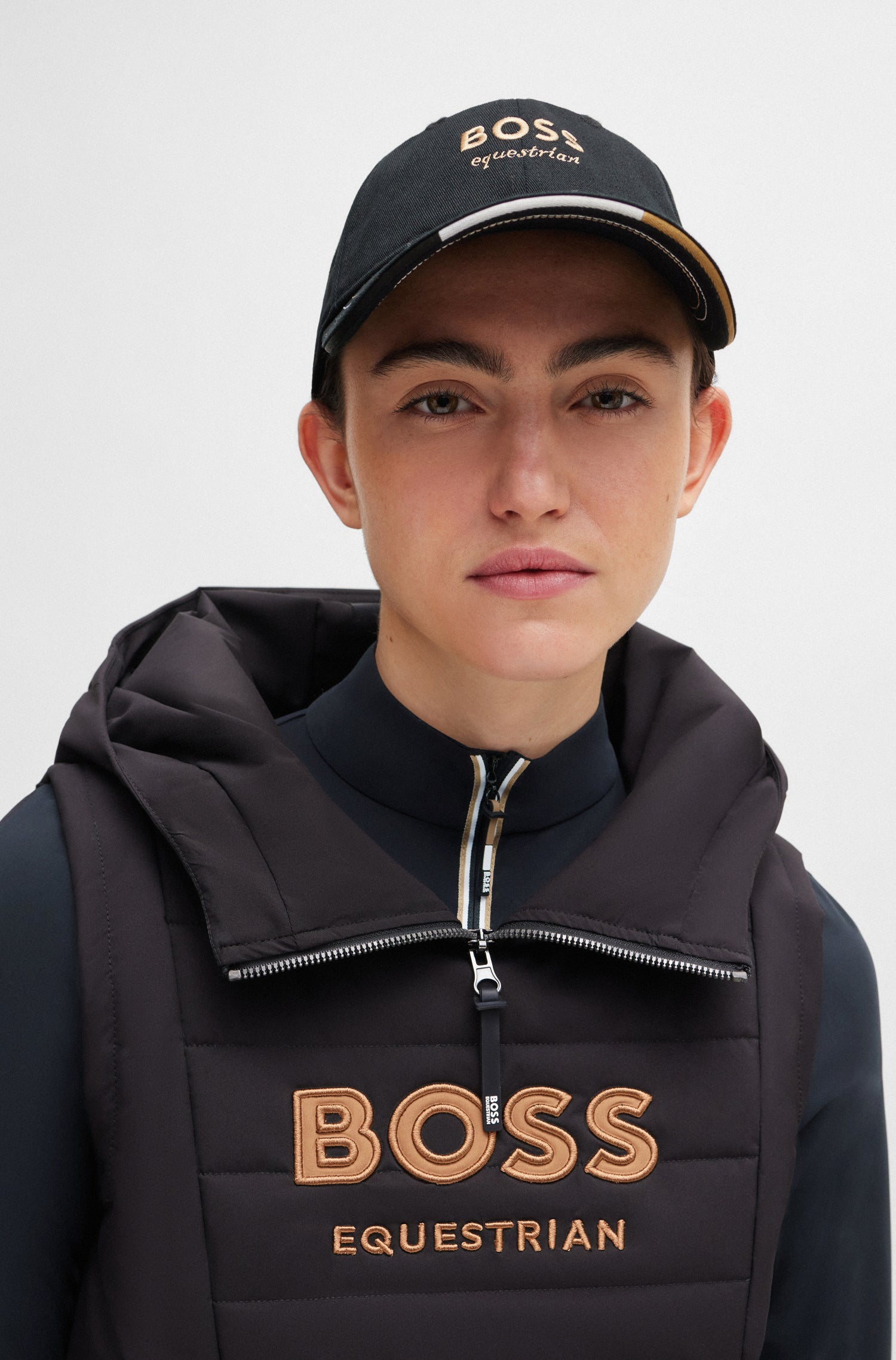 Casquette brodée Noir - Boss Equestrian