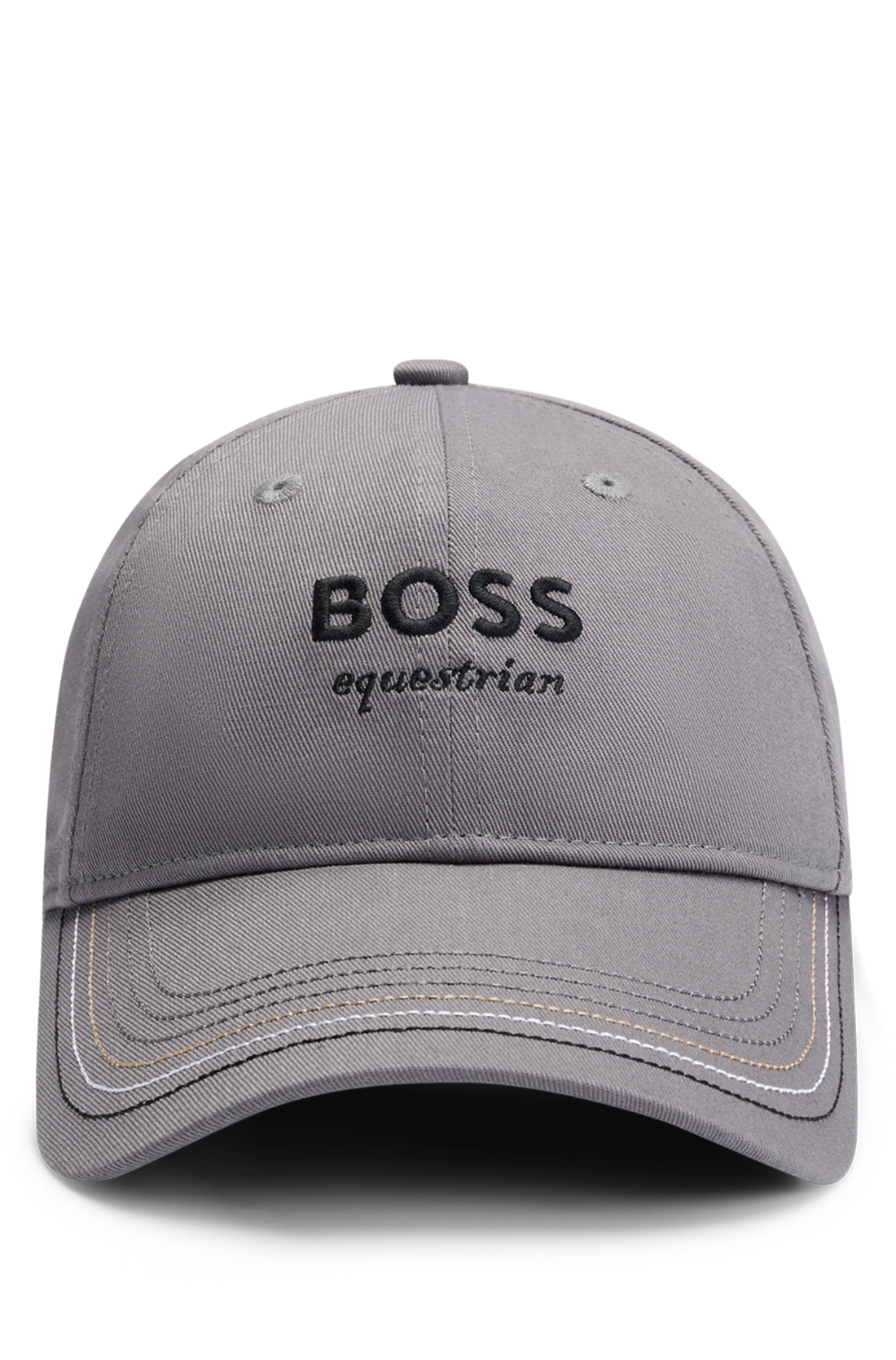 Casquette brodée Gris - Boss Equestrian