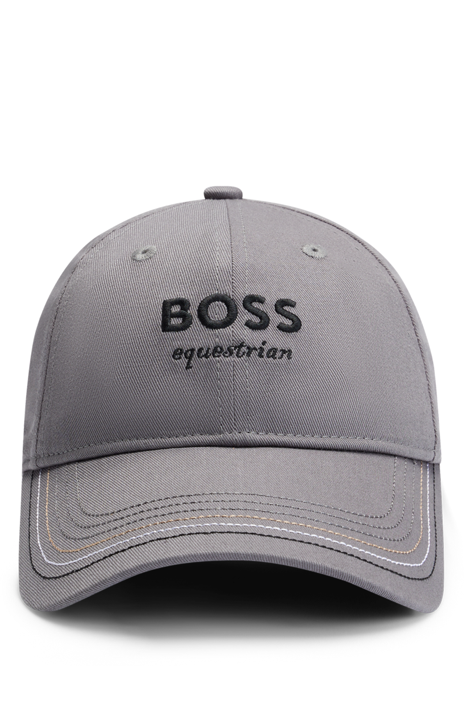 Casquette brodée Gris - Boss Equestrian