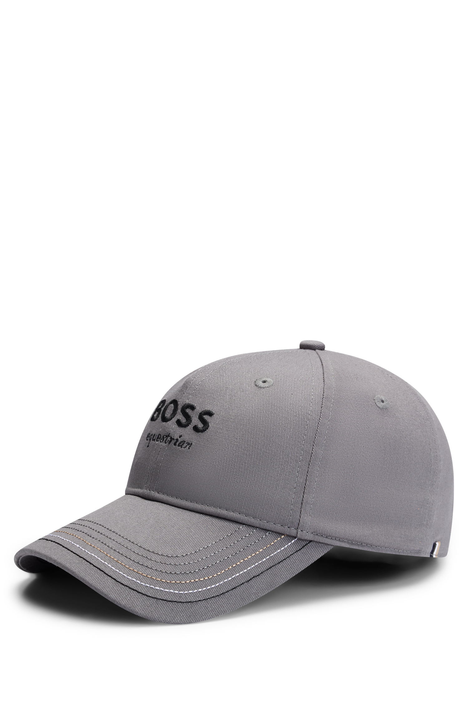 Casquette brodée Gris - Boss Equestrian