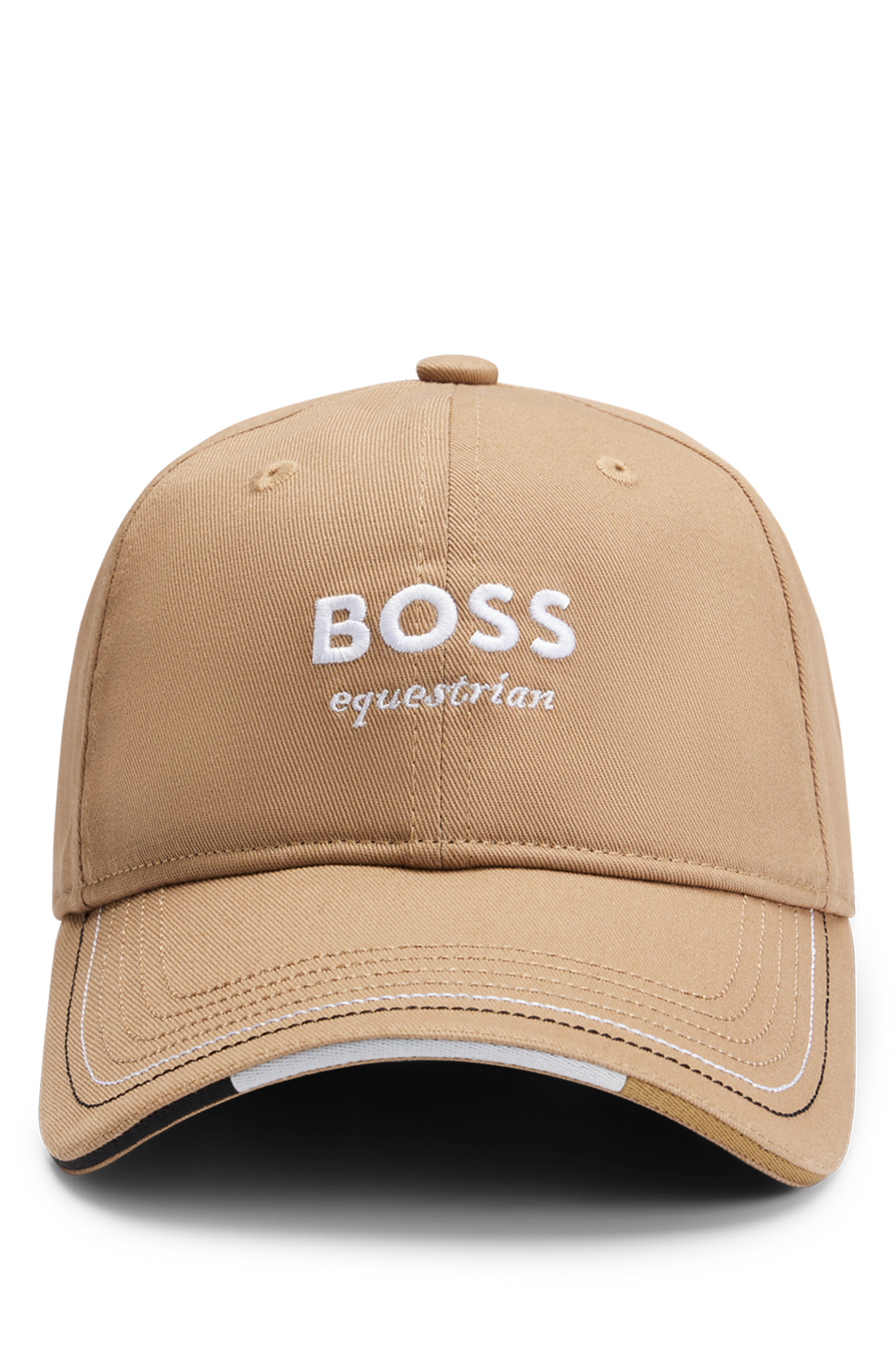 Casquette brodée Camel - Boss Equestrian