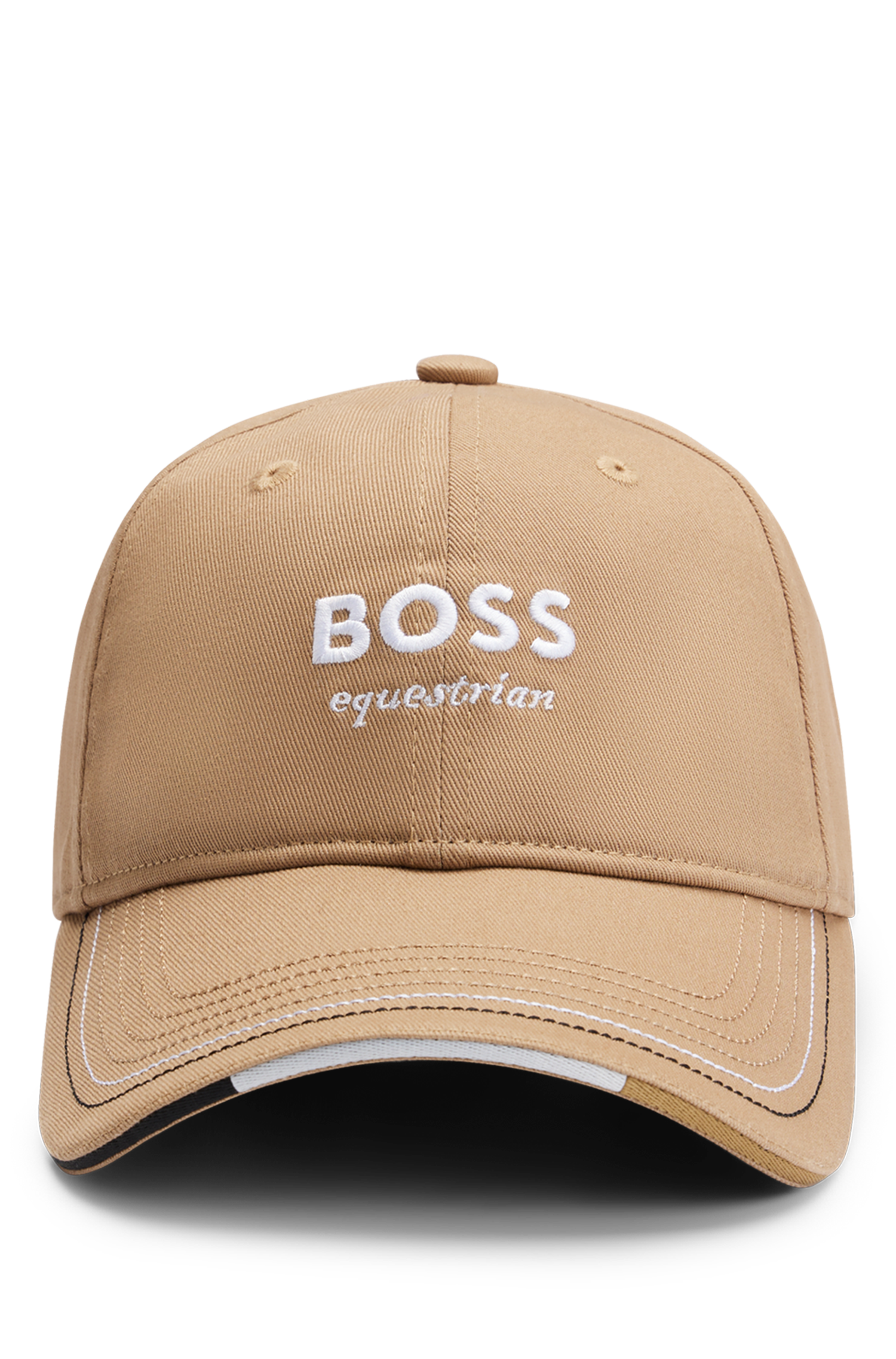 Casquette brodée Camel - Boss Equestrian