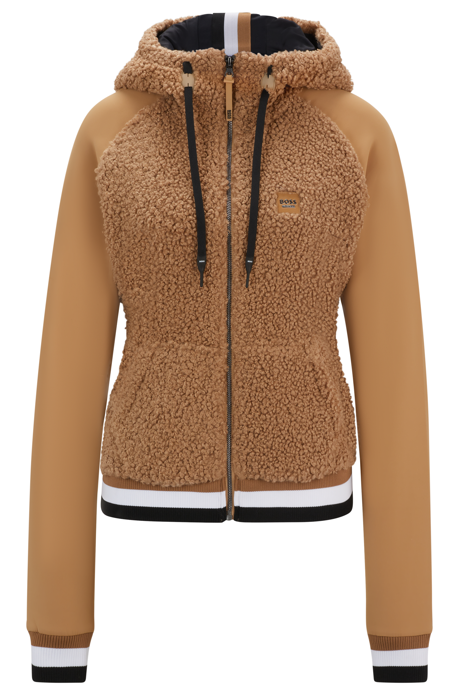 Gilet Riva Teddy Hybrid Camel - Boss Equestrian