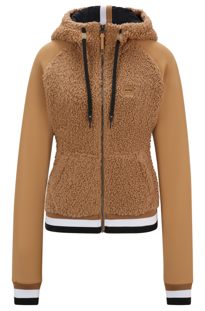 Gilet Riva Teddy Hybrid Camel - Boss Equestrian