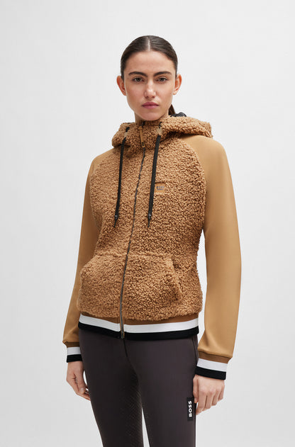 Gilet Riva Teddy Hybrid Camel - Boss Equestrian