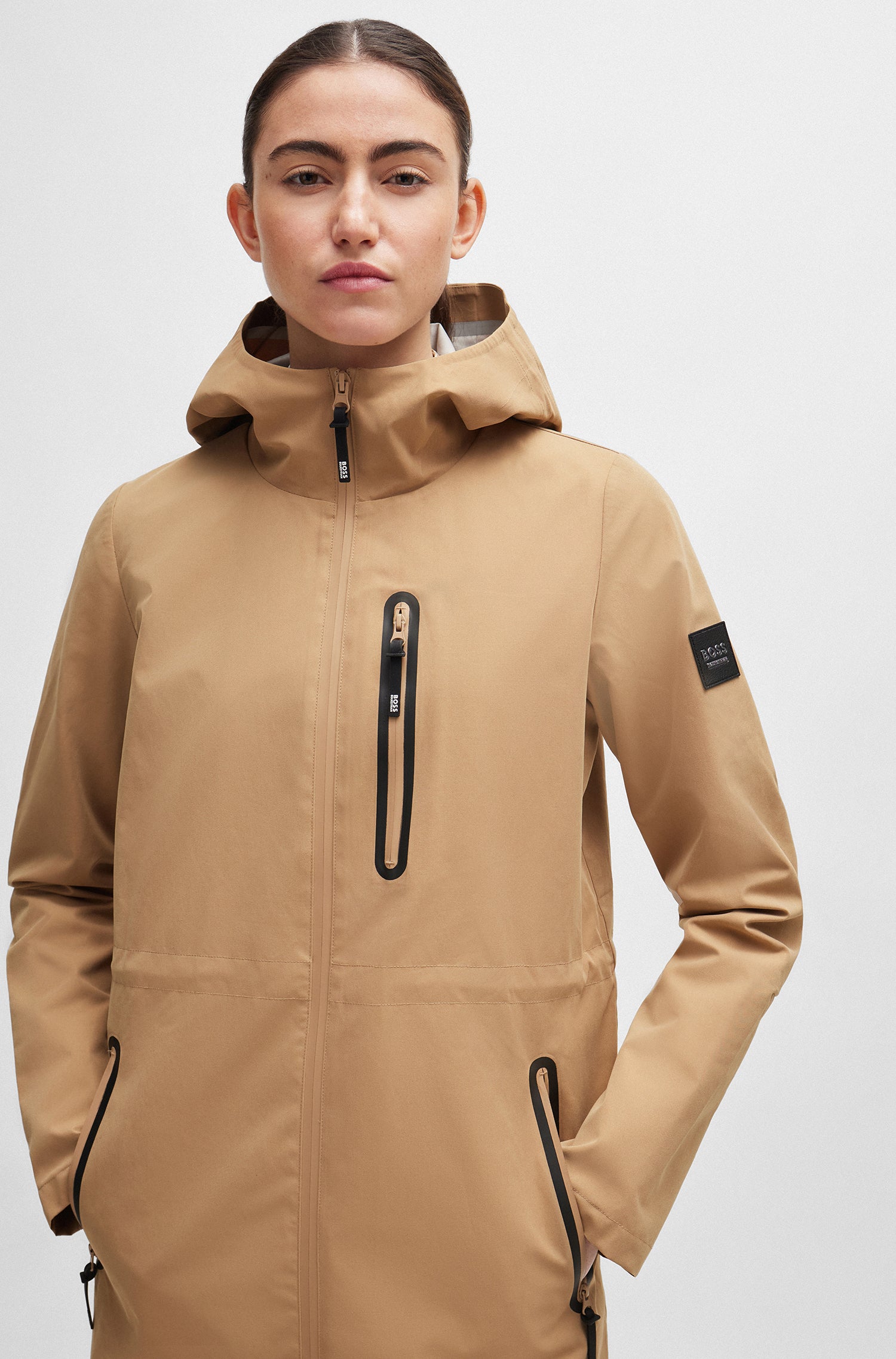 Parka Lenie Hard Shell Camel - Boss Equestrian