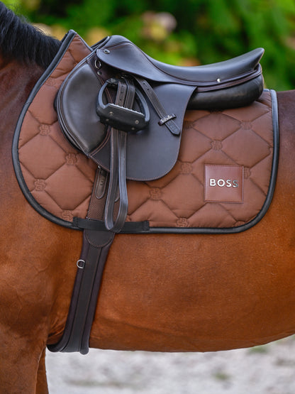 Tapis de selle Cappuccino Mixte - Boss Equestrian