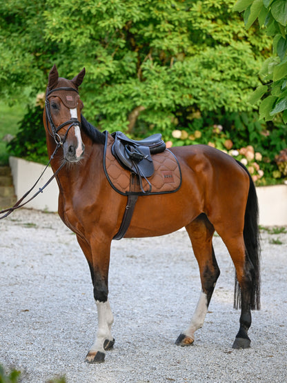 Tapis de selle Cappuccino Mixte - Boss Equestrian