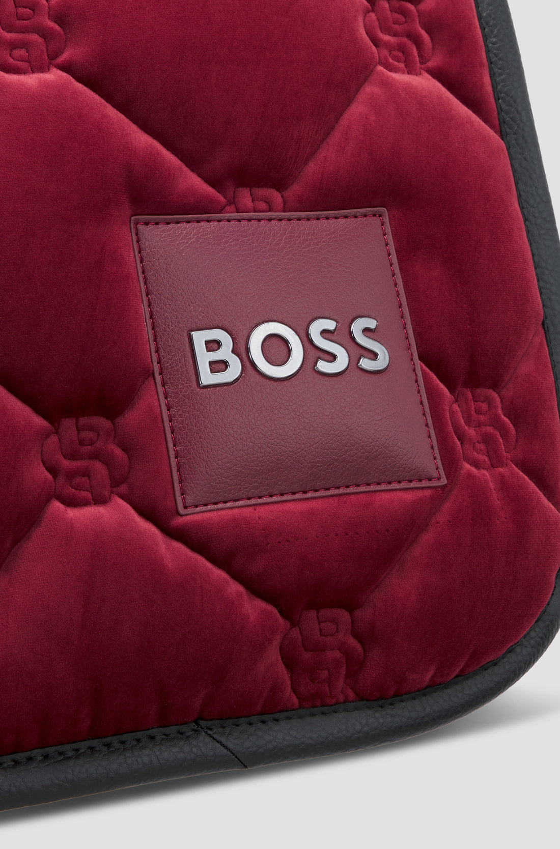 Tapis de selle Velours Carbernet Dressage - Boss Equestrian