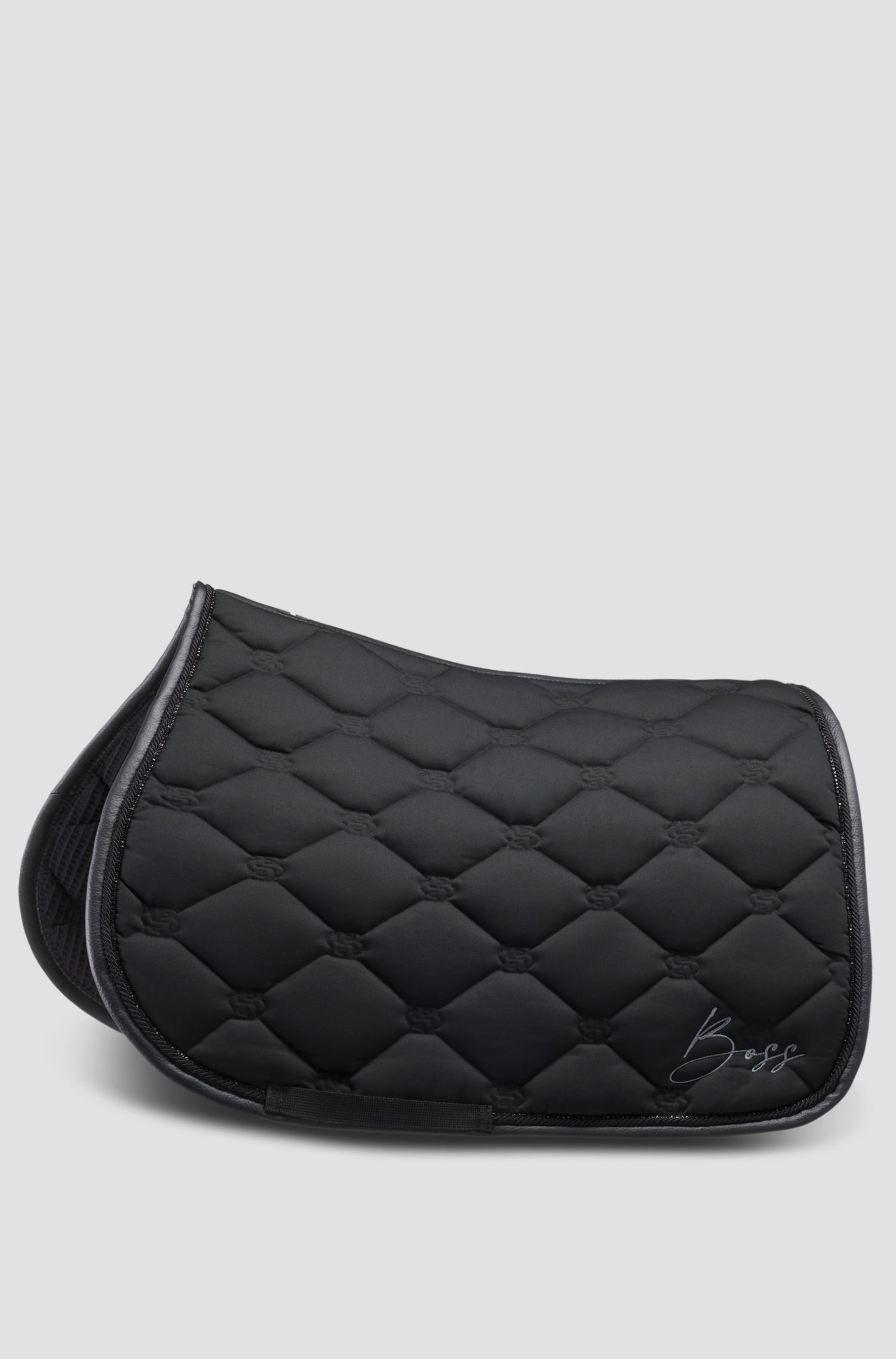 Tapis de selle Glitter Noir Mixte - Boss Equestrian