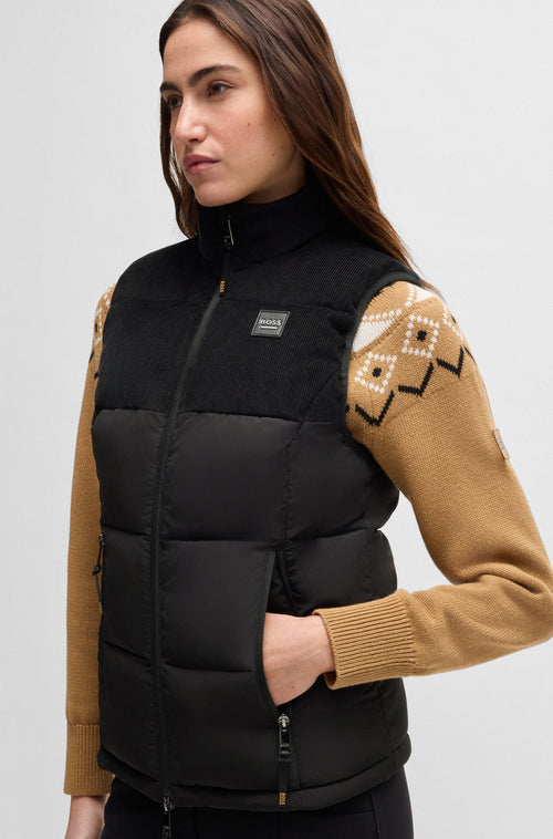 Doudoune sans manches VIOLA CORD PUFFER - Boss Equestrian