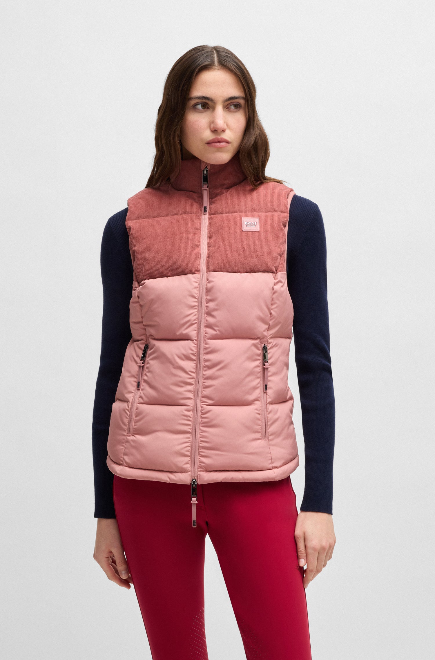 Doudoune sans manches VIOLA CORD PUFFER - Boss Equestrian