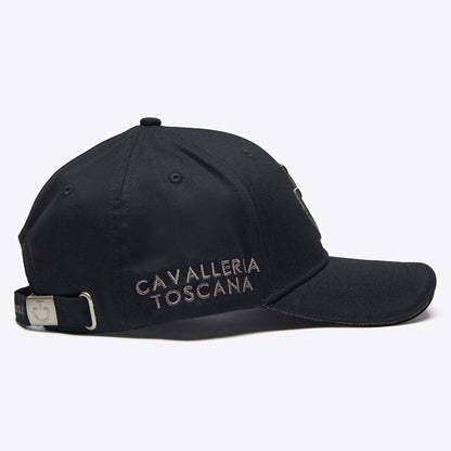 Casquette Noir logo gris - Cavalleria Toscana