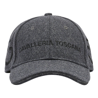 Casquette Baseball en Laine Grise - CAVALLERIA TOSCANA