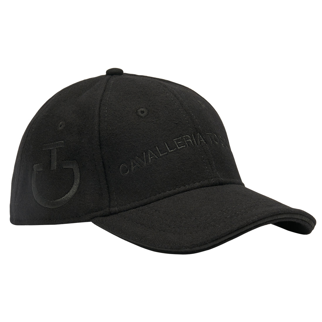 Casquette Baseball en Laine Noir - CAVALLERIA TOSCANA
