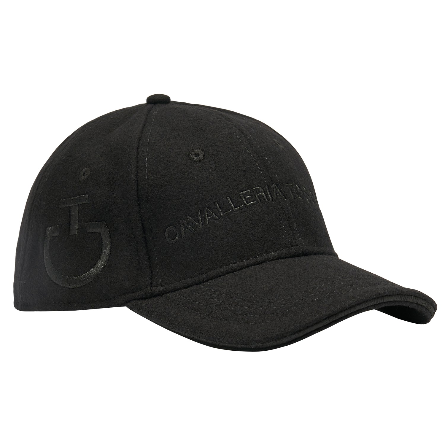 Casquette Baseball en Laine Noir - CAVALLERIA TOSCANA