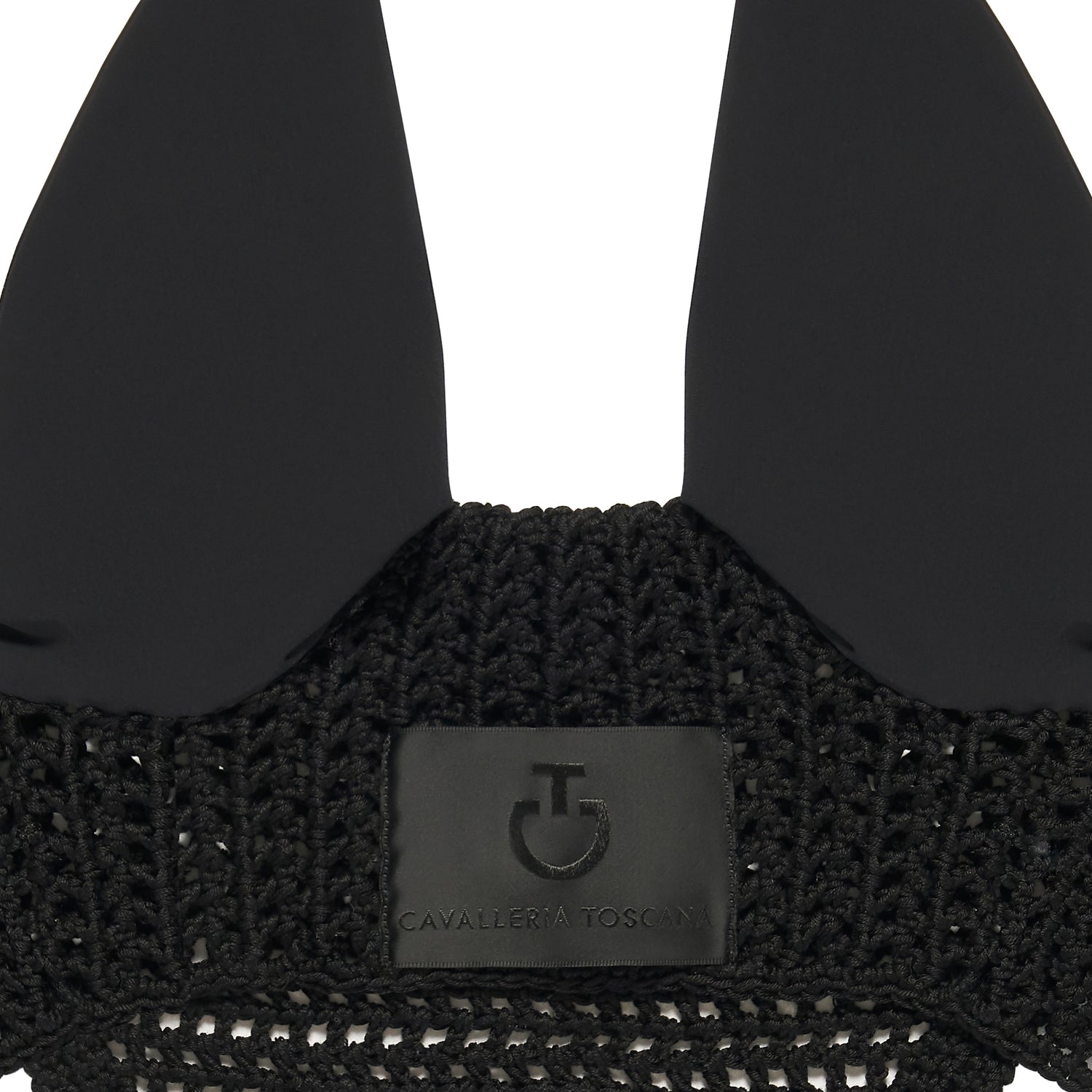 Bonnet anti-mouches crochet Noir - CAVALLERIA TOSCANA
