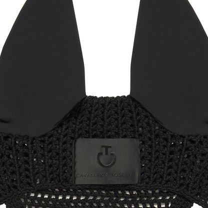 Bonnet anti-mouches crochet Noir - CAVALLERIA TOSCANA