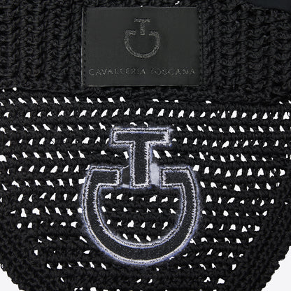 Bonnet anti-mouches crochet Noir - CAVALLERIA TOSCANA