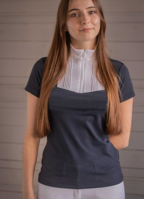 Polo de concours manches courtes Florence Mesh - PENELOPE COLLECTION