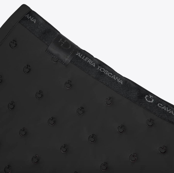 Tapis de selle Embrodery Noir CSO - CAVALLERIA TOSCANA
