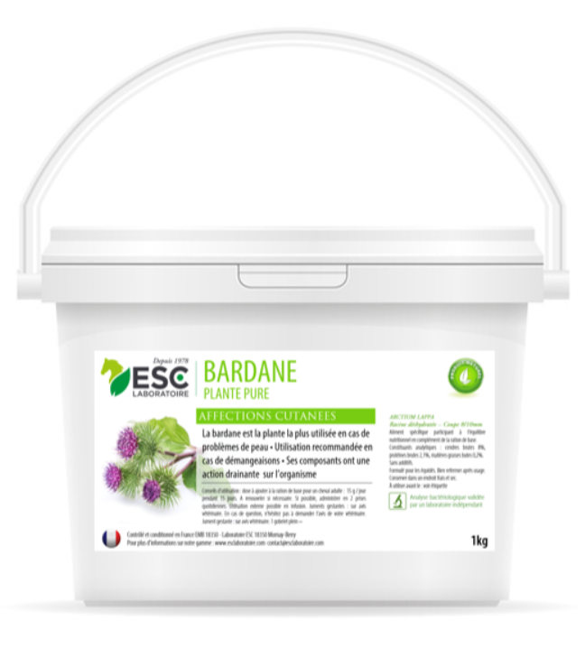Bardane demangeaisons et irritation - ESC LABORATOIRE