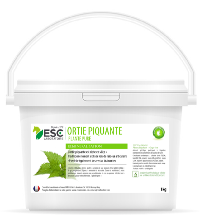 Ortie raideur articulations cheval - ESC LABORATOIRE