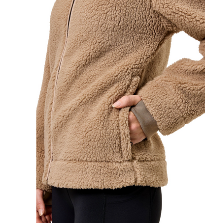 Veste Teddy Fleece Sand - Equestrian Stockholm