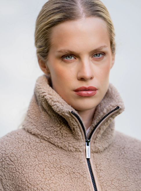 Veste Teddy Fleece Sand - Equestrian Stockholm