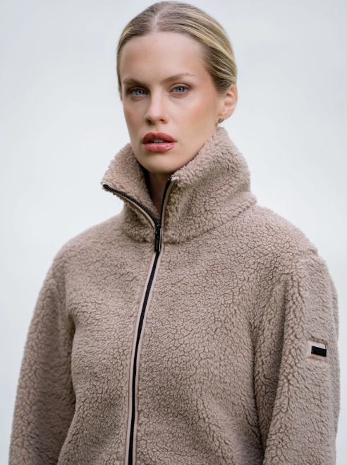 Veste Teddy Fleece Sand - Equestrian Stockholm