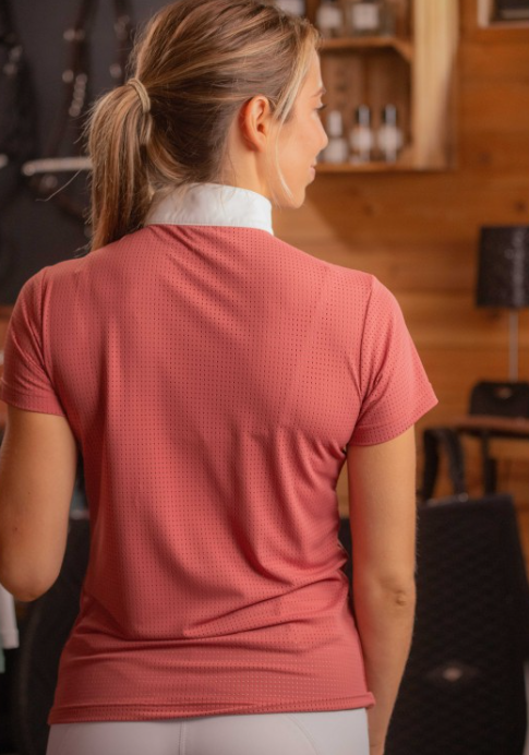 Polo de concours manches courtes Florence Mesh - PENELOPE COLLECTION