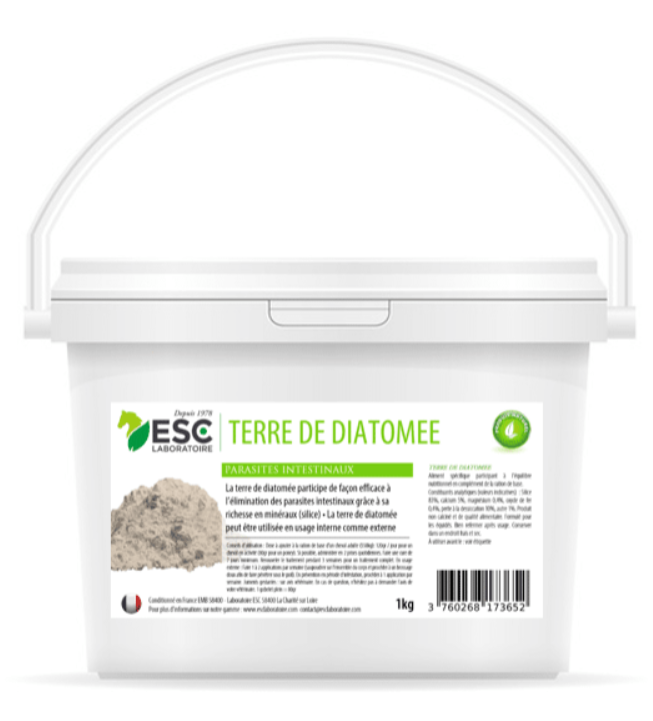Terre de diatomee Parasites Externes - ESC LABORATOIRE