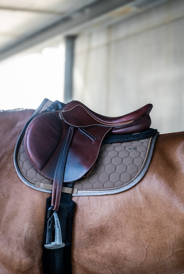 Tapis de selle Atlas mixte Brownie - GEM