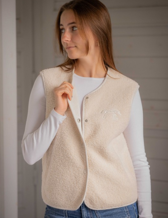 Veste sans manches Charline teddy - PENELOPE COLLECTION