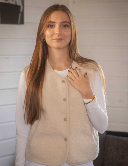 Veste sans manches Charline teddy - PENELOPE COLLECTION