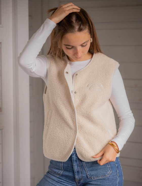 Veste sans manches Charline teddy - PENELOPE COLLECTION