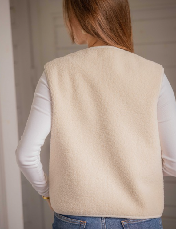 Veste sans manches Charline teddy - PENELOPE COLLECTION
