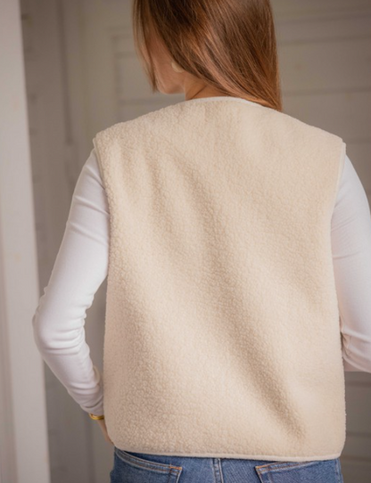Veste sans manches Charline teddy - PENELOPE COLLECTION