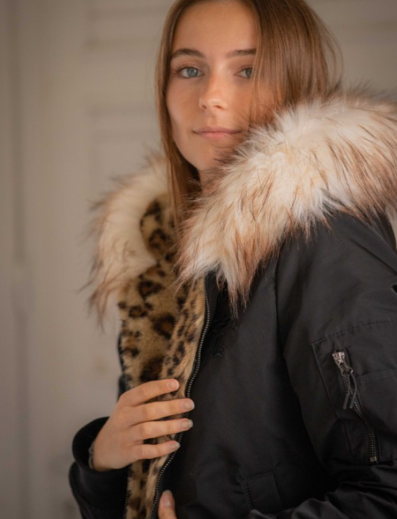 Bombers réversible LeoLyon manches longues - PENELOPE COLLECTION