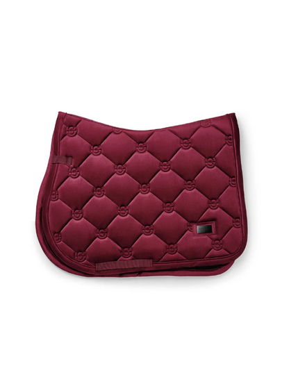Tapis de selle Velvet Merlot MIXTE- EQUESTRIAN STOCKHOLM